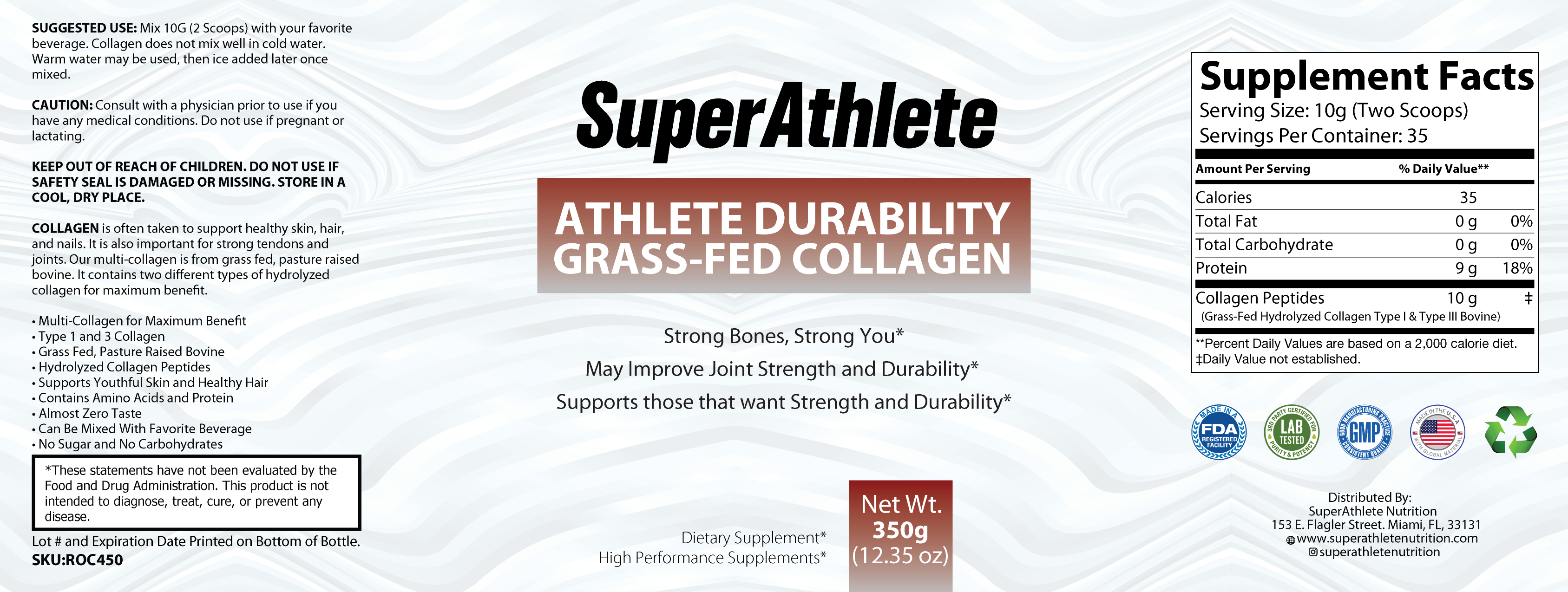 Athlete Durability Grass-Fed Collagen